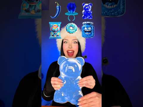 Random Blue food MUKBANG🥣🫐#shorts
