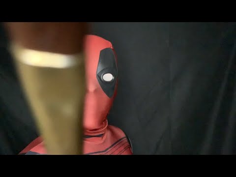 ASMR Deadpool Draws On Your Face