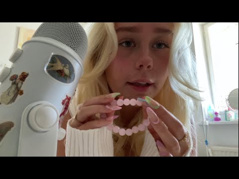 asmr jewelry triggers 🎀 tapping & scratching!
