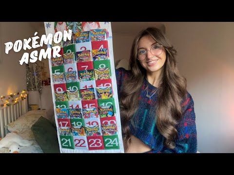 ASMR Pokémon Advent calendar🎁 (Whispers, tapping, crinkles)