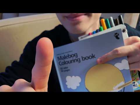 ASMR Color With Me (yapping, marker sounds)