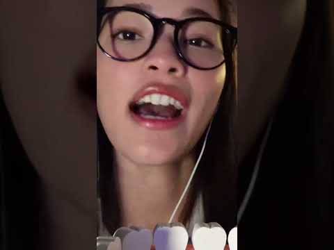 Dentist roleplay ASMR for sleep relaxtion #asmr #asmrshorts #asmrsounds #shorts