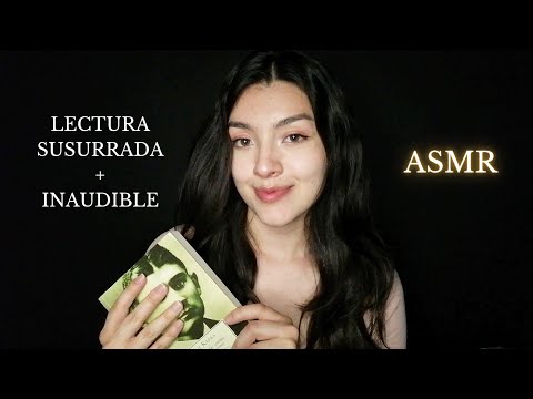 ASMR Lectura SUSURRADA e INAUDIBLE - Duerme en 5 minutos✨