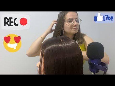 ASMR - Penteando seu cabelo #asmr #cabelo