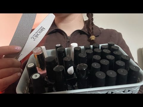 ASMR nail salon roleplay 💅 getting your nails done in a tingling nail salon 🥰no talking 