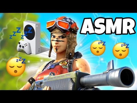 ASMR FRANÇAIS sur FORTNITE je te detend avec des bruits blancs et des chuchotements intenses😴😴