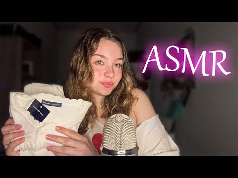 ASMR | Clothing Haul! 👚(lots of fabric scratching and cupped whispers)