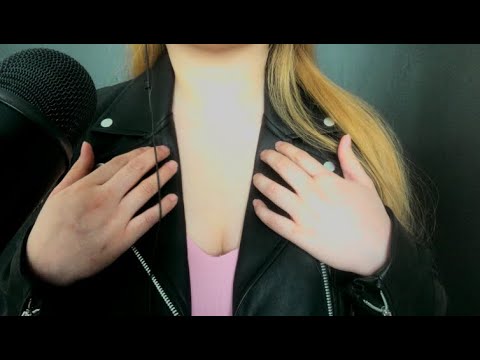 [ASMR] Slow & Slight LEATHER JACKET Sounds