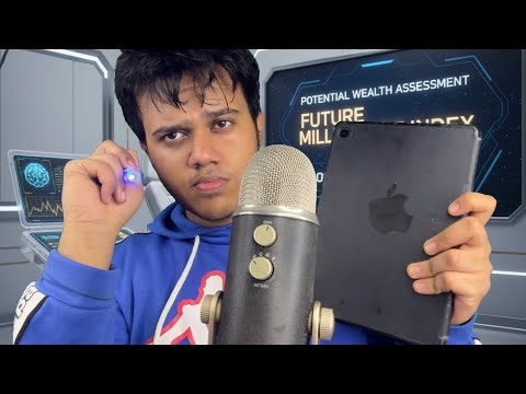 ASMR Cranial Nerve Exam to Test Your Millionaire Potential