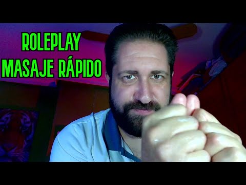 ROLEPLAY en ASMR | MASAJE RÁPIDO Y AGRESIVO