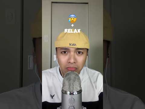 RELAX in 3 different expressions #asmr #expression #acting #lol #shortsasmr