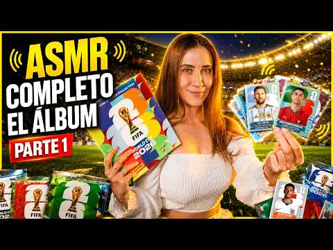 ASMR ⚽¿Logro Completar el Álbum del Mundial 2026? Con Lluvia 🌧️