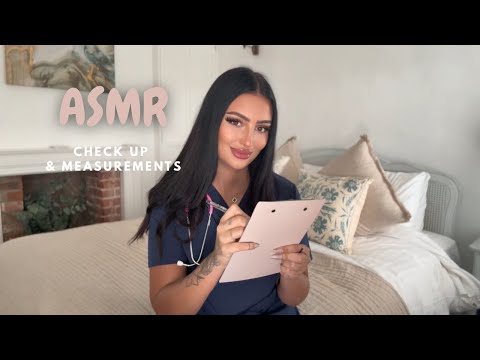 ASMR Nurse Check-Up & Measurements 💉 Soft Spoken Medical Roleplay for Sleep 