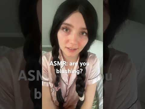 you're blushing 🤍#asmr #girlfriendasmr #flirtyasmr #eyecontact #cozyvibes