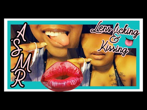 ASMR Lens Licking and Kissing 😘 | Wet Mouth Sounds 👅💦 | Lens Licking ASMR