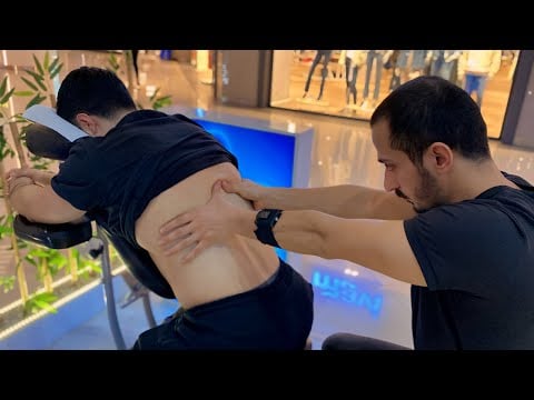 ASMR | Chair Back  Massage (Cupping Therapy)