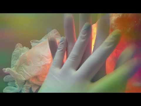 LATEX GLOVES 💥  Visit my dream 💤☁ TIGHT GLOVES  LAYERING [[ASMR]]