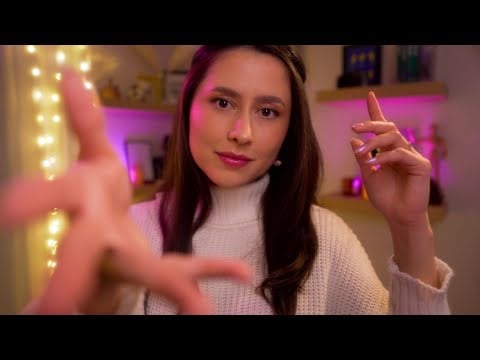 ASMR for Sleep 🤏🌟 Plucking Negative Energy, Spiral Hand Movements, Hand sounds & Rain Sounds