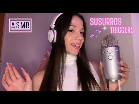 ASMR SUSURROS MUY CERQUITA TUYO + PROBANDO TRIGGERS 🩷