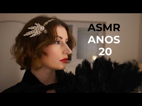 ASMR Anos 20 - Roleplay + Mandem perguntas! | SOLANGE PRATA