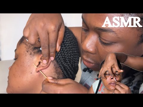 ASMR✨Ear Tooth-Picking, Nose Cleaning, Scalp scratching and Massages