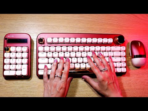 ASMR Unboxing y Sonidos de TECLADO MECANICO ♥ | AZIO Keyboard