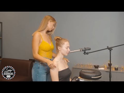 Silky Soft ASMR Massage by Barber Lady Olga