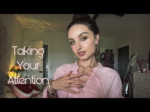 ASMR TAKING YOUR ATTENTION (Focus on Me/Pay Attention) Hand Movements, Nail Taps, Inaudible Whispers