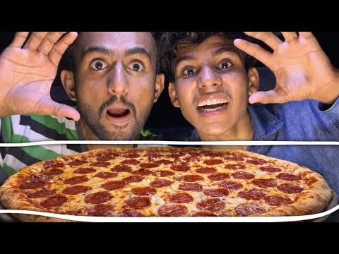 ASMR Eating Pizza With My Friend🍕 ‘POV In My Language 