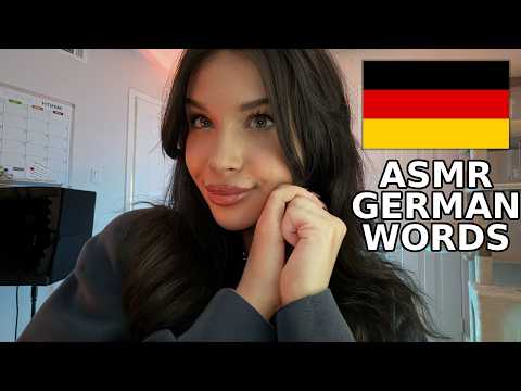 ASMR German Trigger Words (up close, soft spoken to whisper)