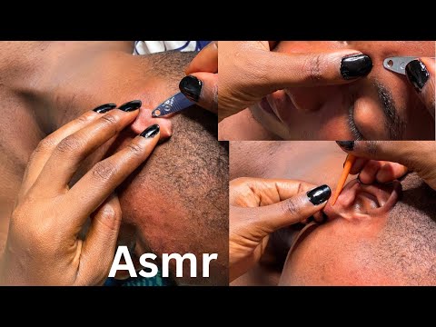 ASMR EAR CLEANING AND PAMPERING