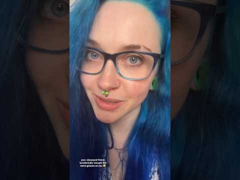 excessive eye contact… 😨(full on ✅⏰) #asmr #asmrtapping #shorts #asmrroleplay