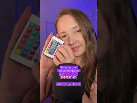 Remote triggers ASMR (tapping, scratching, counting)