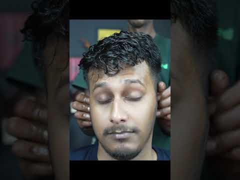 Neck Cracking Forehead Tapping Head Scratching Ear Massage ASMR #shorts #youtubeshorts #massage