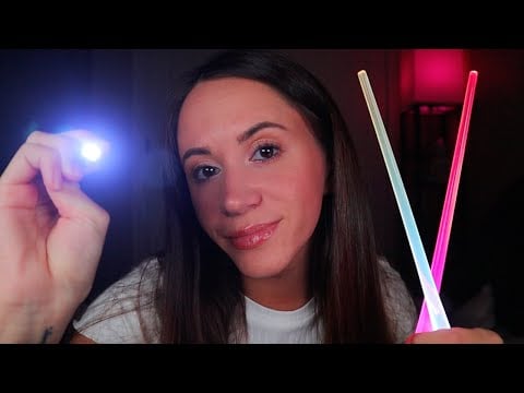 ASMR / Quick Eye Exam For Tired Eyes