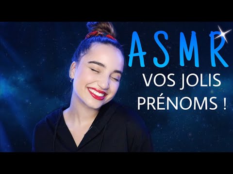 ASMR : Je cite vos jolis prénoms ! (ear to ear) Whispering your name🗣