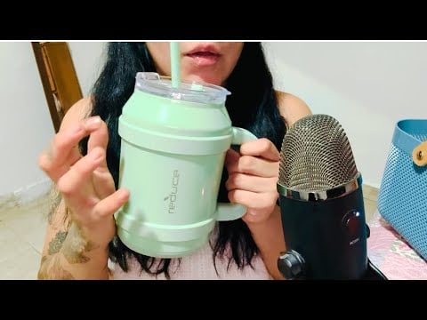 🔥🤤ASMR MOSTRÁNDOTE MI COLECCIÓN DE TERMOS🔥🤤 