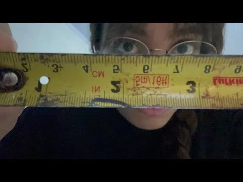 ASMR - EXAME MEDINDO SEU ROSTO PARA UMA PESQUISA CIENTÍFICA 📏👩🏻‍🔬🧬🧪