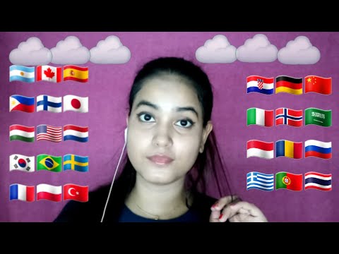 ASMR "Cloud Cloud" in 25 Different Languages