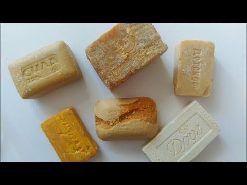 Dry Soap carving ASMR/relaxing sounds/ Satisfaction ASMR video/Cutting soap