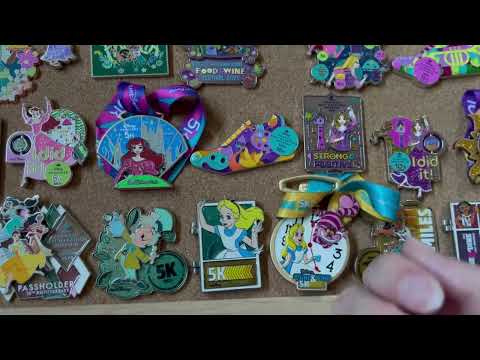 ASMR: Disney Pin Collection (Tapping, Whispering, Scratching) Part 1