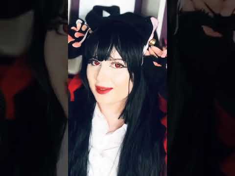 🌙 ASMR Yumeko Jabami Anime Cosplay relaxing video 💕