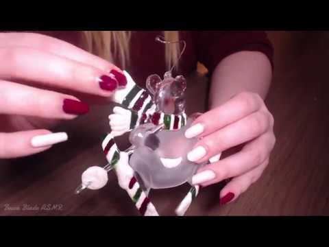 🎄ASMR🎄 Tapping/Scratching Christmas Ornaments