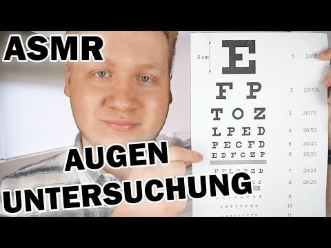 ASMR | Eye-Exam Doctor Roleplay auf Deutsch/German | DeutscheASMR