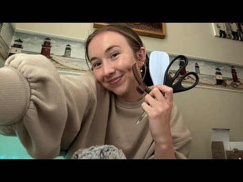 ASMR giving you a haircut 💇‍♀️