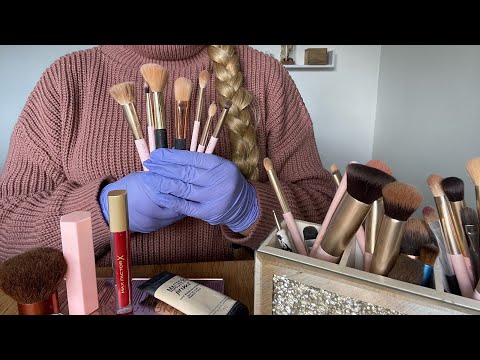 ASMR make up application roleplay doing your makeup