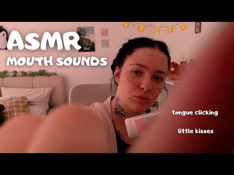 ASMR Pure Mouth Sounds | + tongue clicking, kisses, tapping