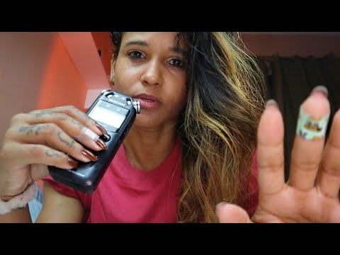 ⚠️ DESAFIO⚠️ Tente NAO DORMIR com esse ASMR SONS DE BOCA no TASCAM binaural 