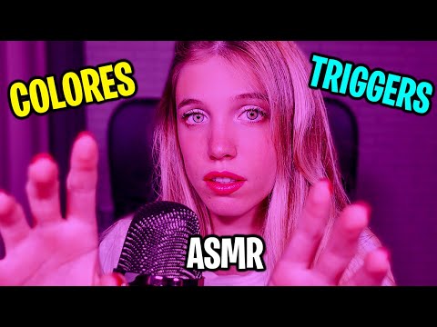 ASMR CON COLORES 🎨 Cada TRIGGER es un COLOR 😴