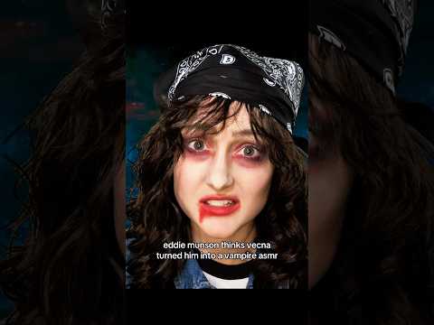 eddie munson thinks vecna turned him into a vampire #asmr #strangerthings